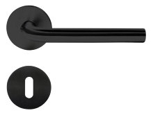 Dørhåndtak L-grep Ø16 mm matt svart